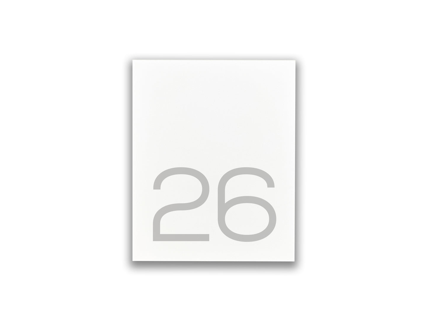 Modern White Aluminium Address Sign - Personalized House Number Sign - Laser Engraved Street Name Plaque