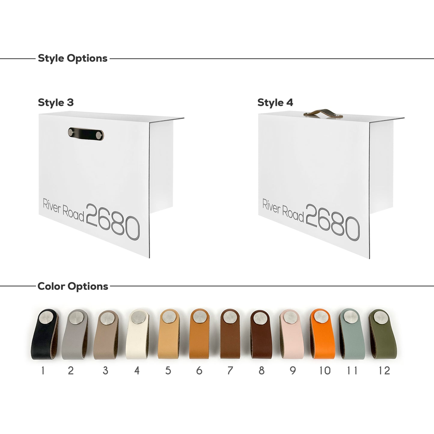 Elegant Minimalist Walnut/Black Aluminium Mailbox - Durable Wall Mounted Modern Stylish Letterbox for Home and Office with Engraved Personalization