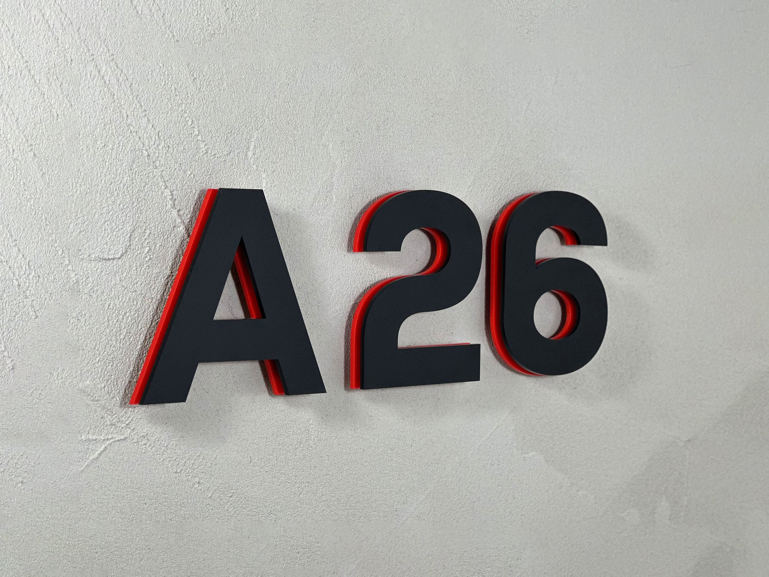 TwoTone House Numbers
