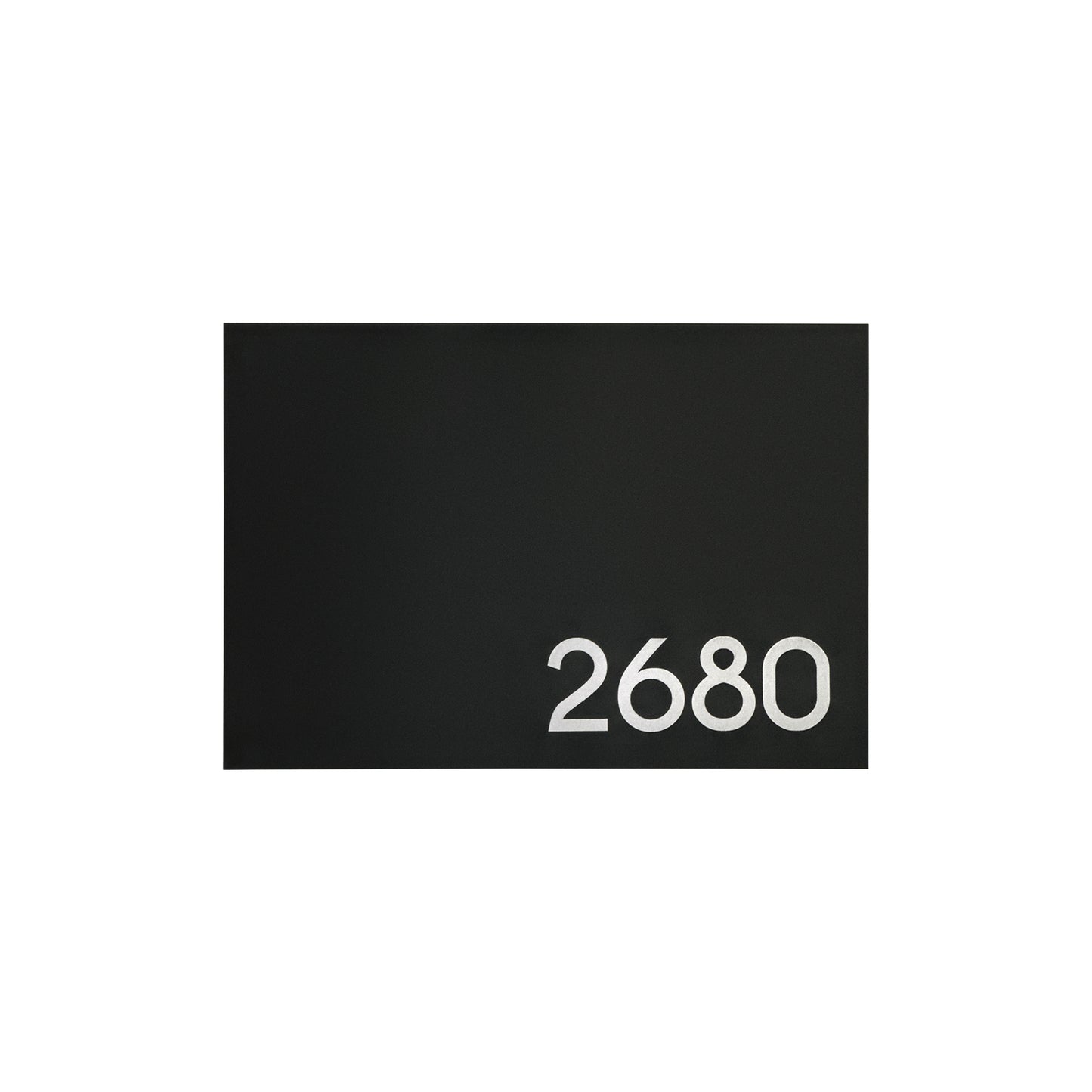 Elegant Minimalist Black/Metallic Gray Aluminium Mailbox - Durable Wall Mounted Modern Stylish Letterbox for Home and Office with Engraved Personalization