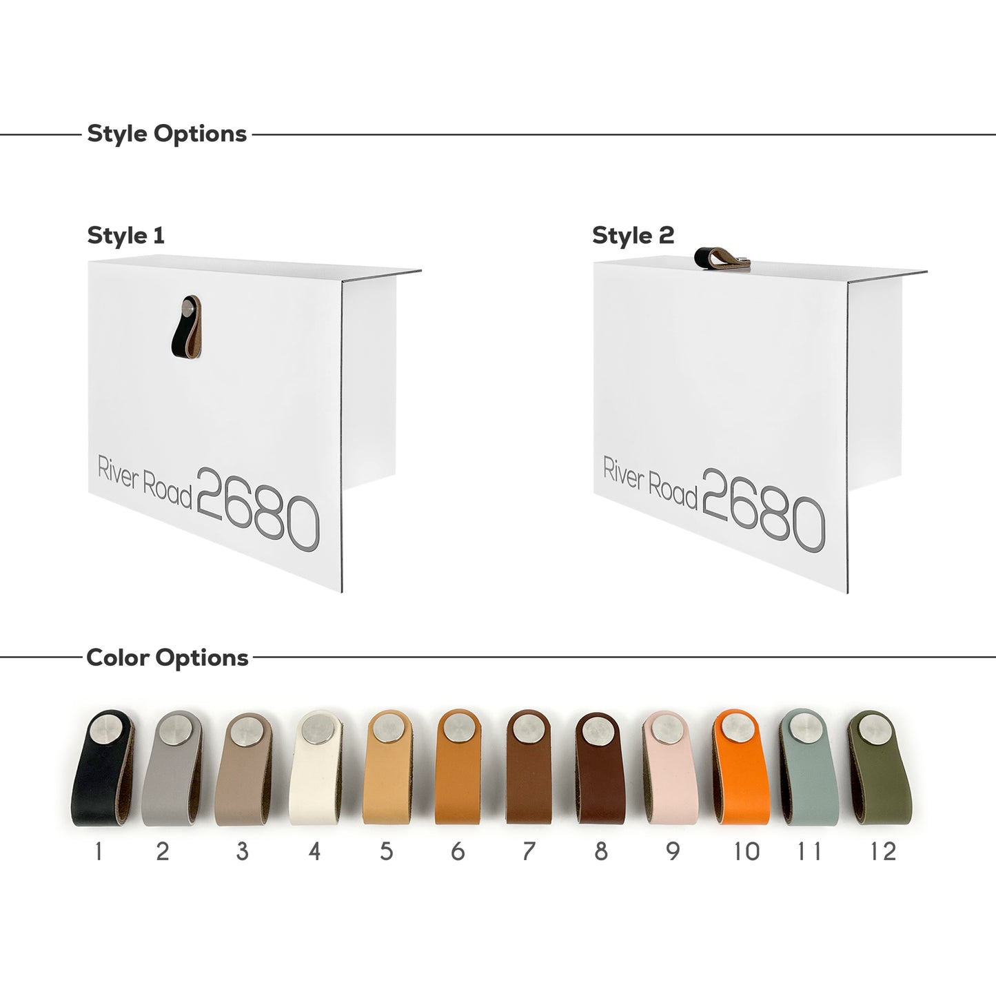 Elegant Minimalist Walnut/Black Aluminium Mailbox - Durable Wall Mounted Modern Stylish Letterbox for Home and Office with Engraved Personalization